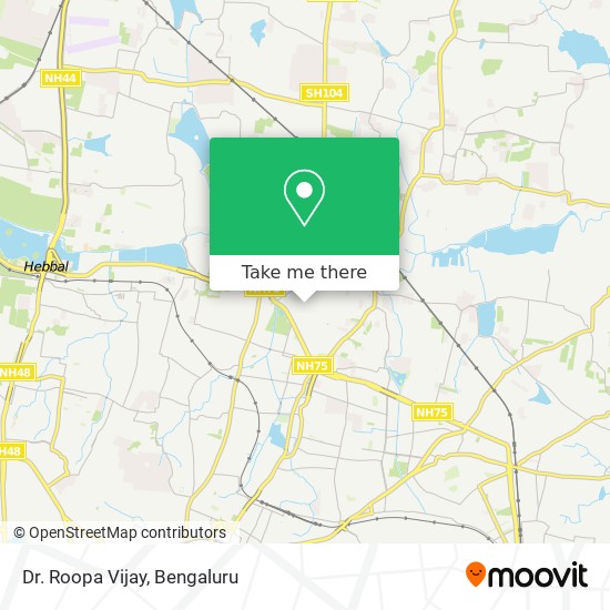 Dr. Roopa Vijay map