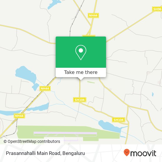 Prasannahalli Main Road map