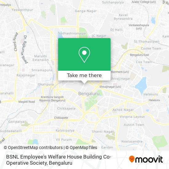 BSNL Employee's Welfare House Building Co-Operative Society map