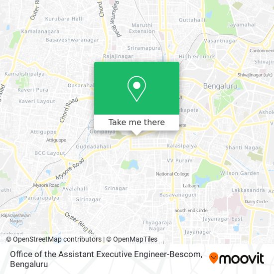 Office of the Assistant Executive Engineer-Bescom map