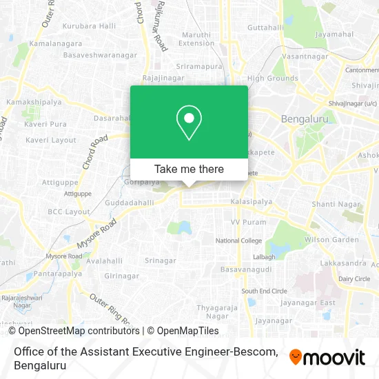 Office of the Assistant Executive Engineer-Bescom map