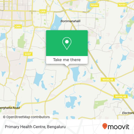 Primary Health Centre map