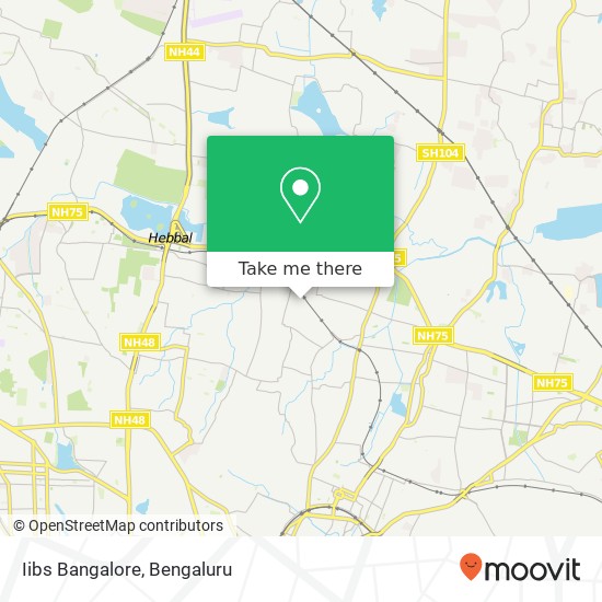 Iibs Bangalore map