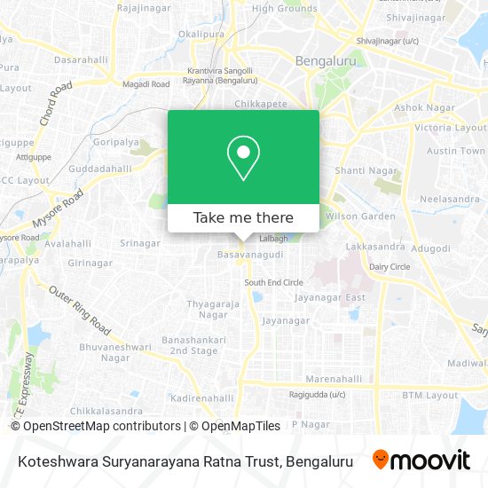 Koteshwara Suryanarayana Ratna Trust map
