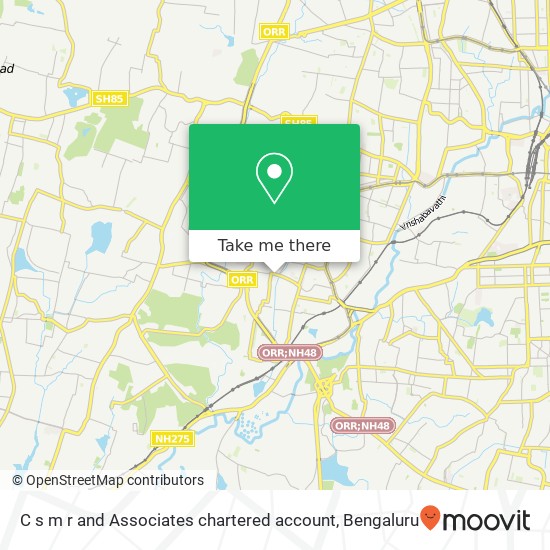 C s m r and Associates chartered account map