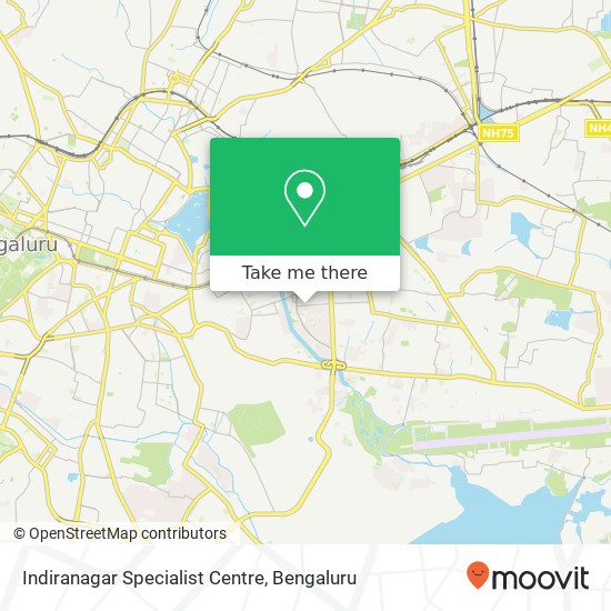 Indiranagar Specialist Centre map