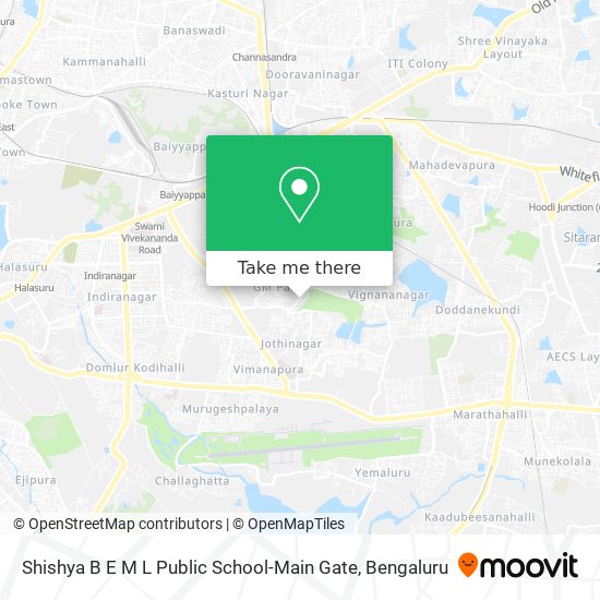 Shishya B E M L Public School-Main Gate map