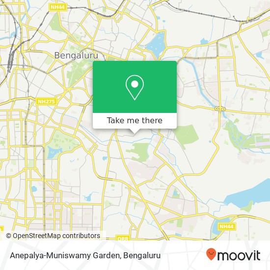 Anepalya-Muniswamy Garden map