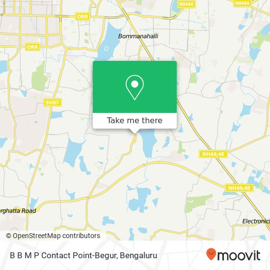 B B M P Contact Point-Begur map