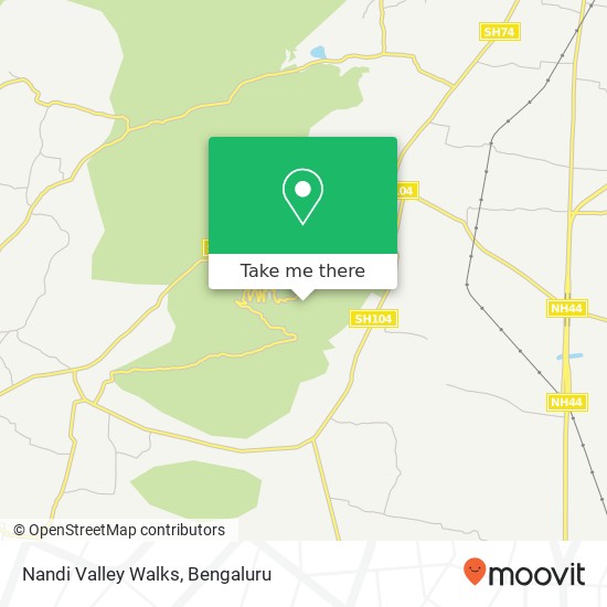 Nandi Valley Walks map