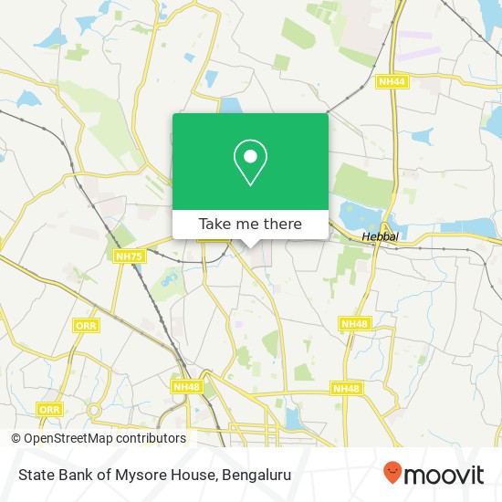 State Bank of Mysore House map