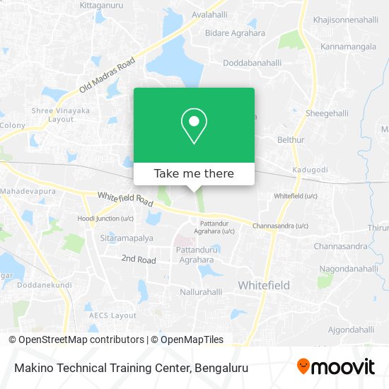 Makino Technical Training Center map