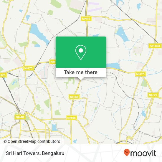 Sri Hari Towers map