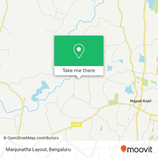 Manjunatha Layout map