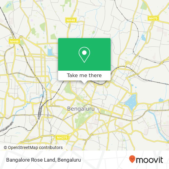 Bangalore Rose Land map
