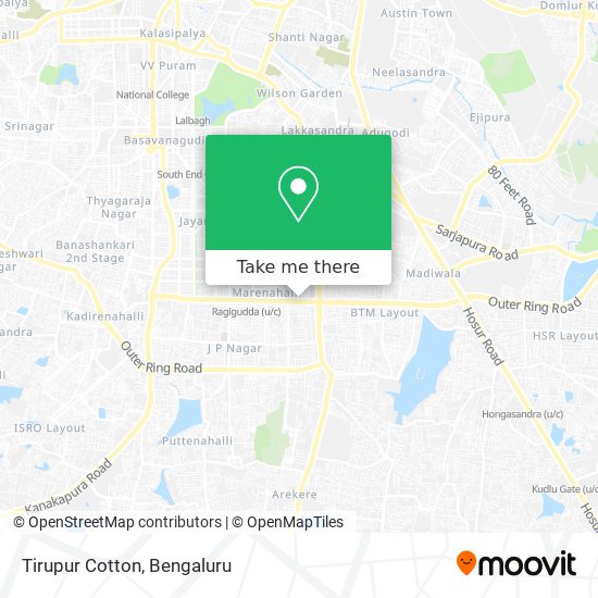 Tirupur Cotton map