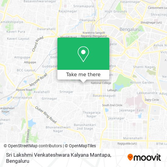 Sri Lakshmi Venkateshwara Kalyana Mantapa map