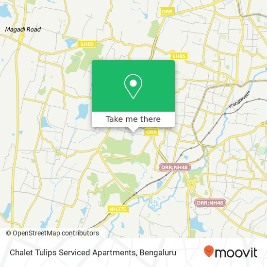 Chalet Tulips Serviced Apartments map