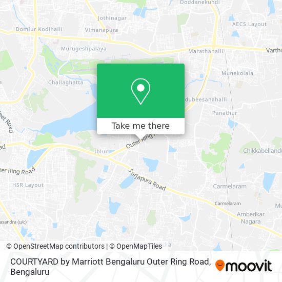 COURTYARD by Marriott Bengaluru Outer Ring Road map