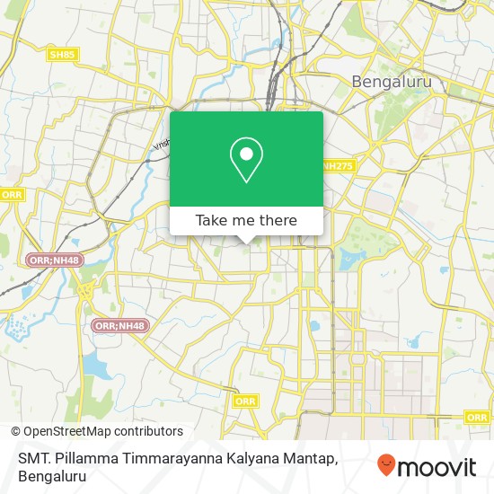 SMT. Pillamma Timmarayanna Kalyana Mantap map