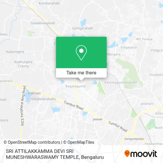 SRI ATTILAKKAMMA DEVI SRI MUNESHWARASWAMY TEMPLE map