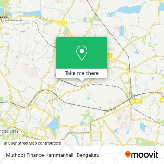 Muthoot Finance-Kammanhalli map