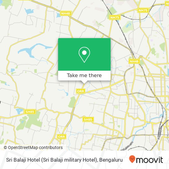 Sri Balaji Hotel map