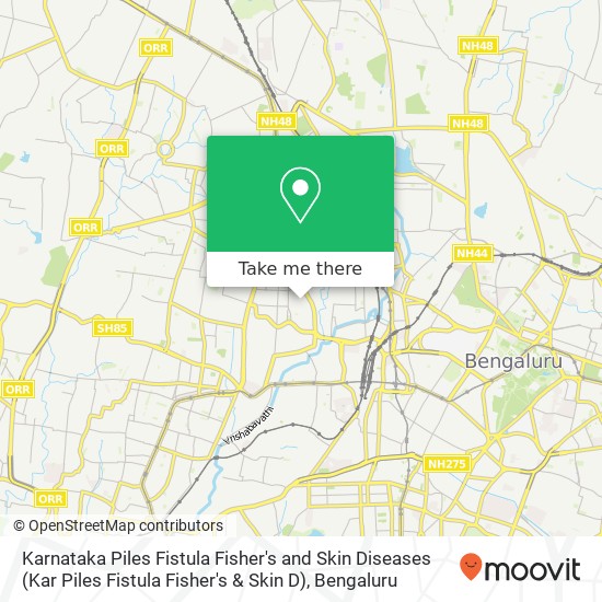 Karnataka Piles Fistula Fisher's and Skin Diseases (Kar Piles Fistula Fisher's & Skin D) map