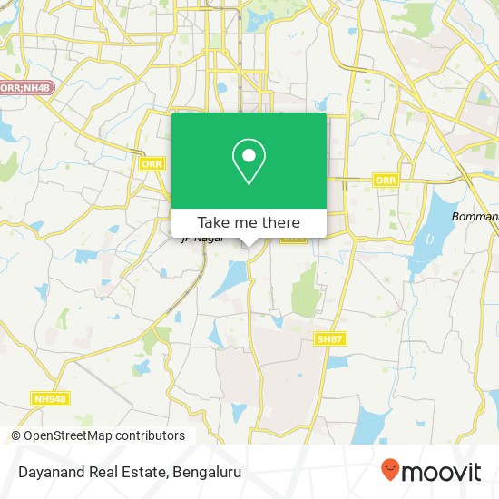 Dayanand Real Estate map