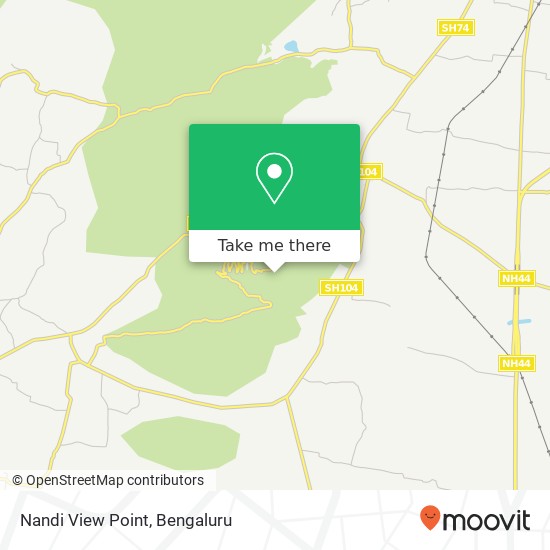 Nandi View Point map