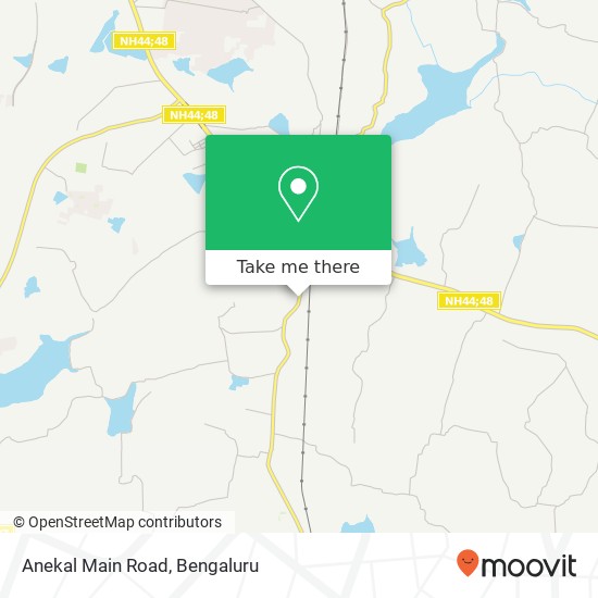 Anekal Main Road map