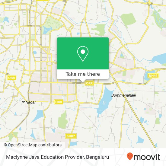 Maclynne Java Education Provider map