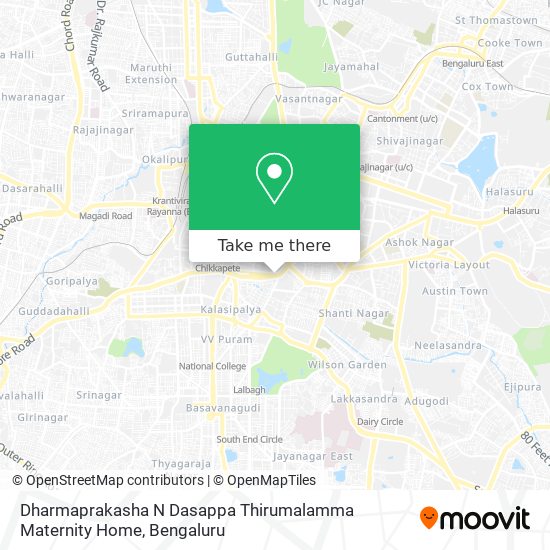 Dharmaprakasha N Dasappa Thirumalamma Maternity Home map