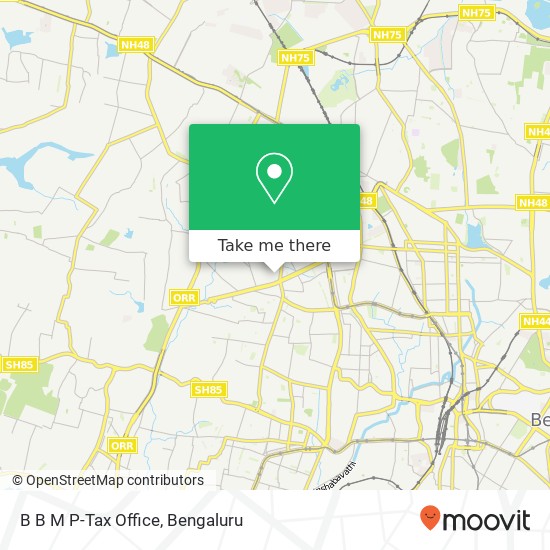 B B M P-Tax Office map