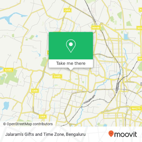 Jalaram's Gifts and Time Zone map