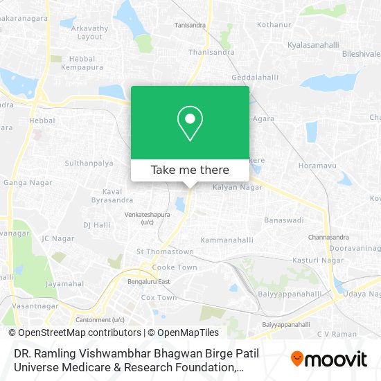 DR. Ramling Vishwambhar Bhagwan Birge Patil Universe Medicare & Research Foundation map