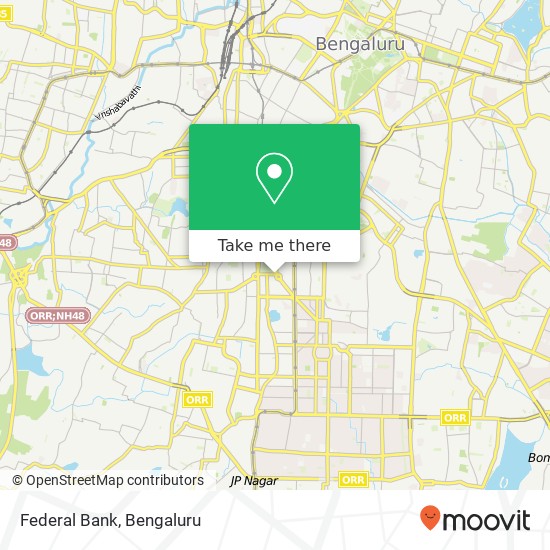 Federal Bank map