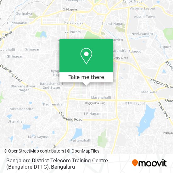 Bangalore District Telecom Training Centre (Bangalore DTTC) map