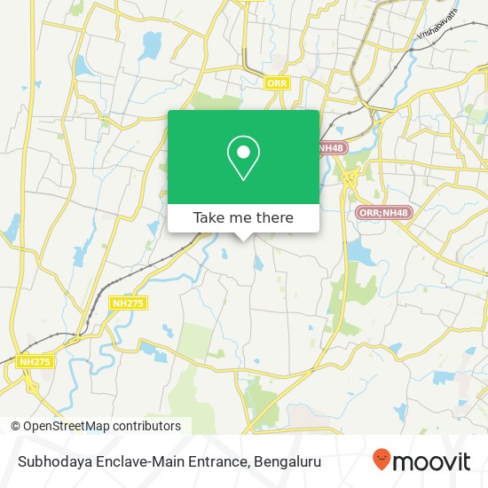 Subhodaya Enclave-Main Entrance map