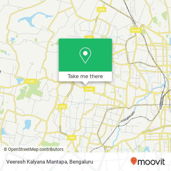 Veeresh Kalyana Mantapa map