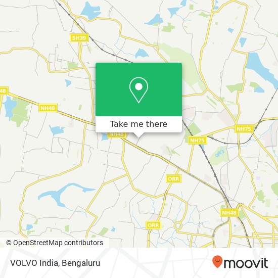 VOLVO India map