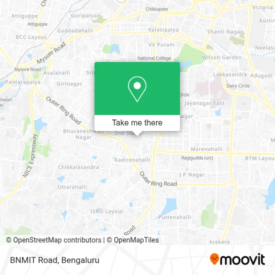 BNMIT Road map