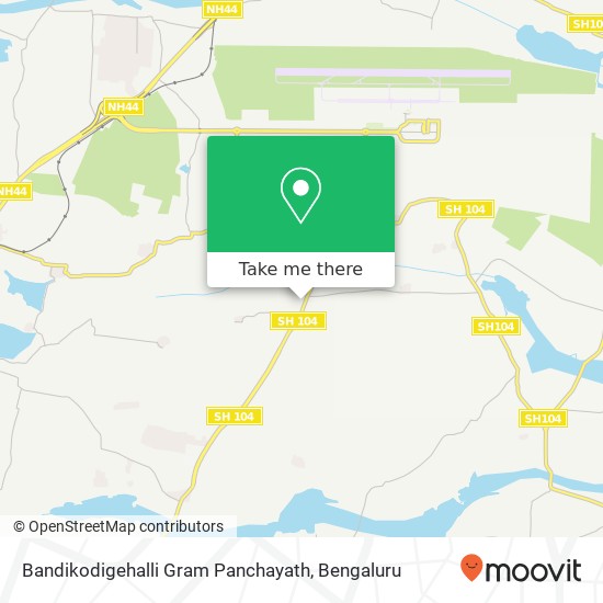 Bandikodigehalli Gram Panchayath map