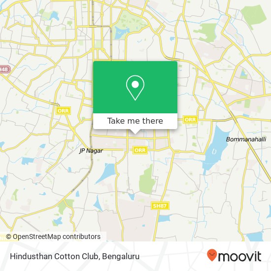 Hindusthan Cotton Club map