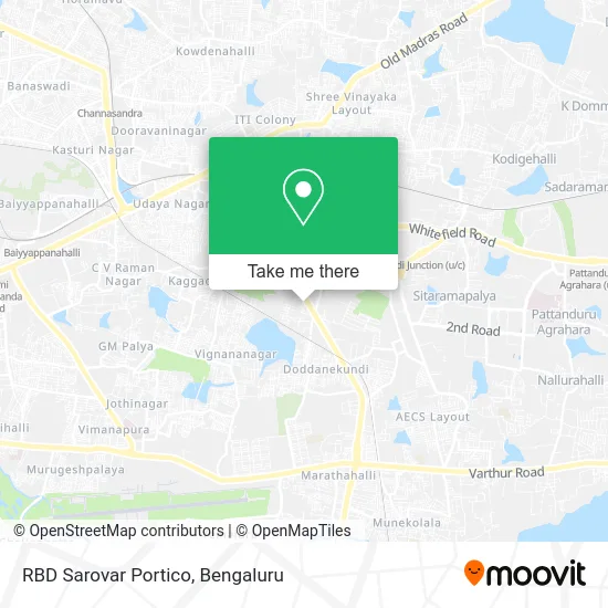 RBD Sarovar Portico map