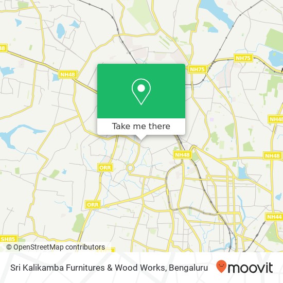 Sri Kalikamba Furnitures & Wood Works map