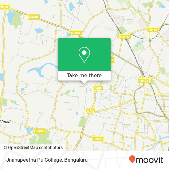 Jnanapeetha Pu College map