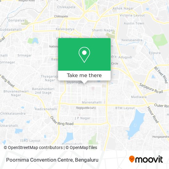 Poornima Convention Centre map