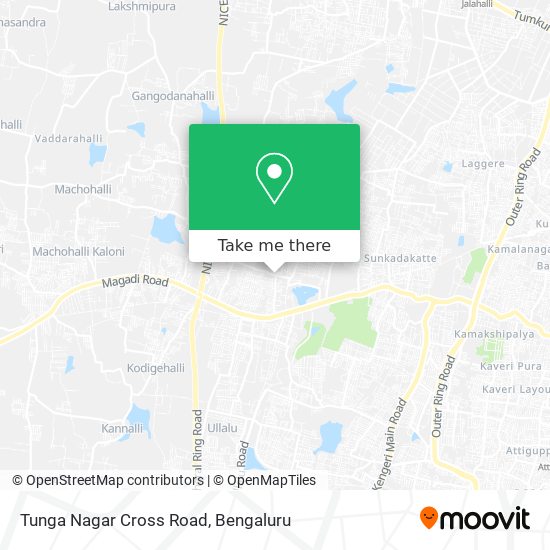 Tunga Nagar Cross Road map