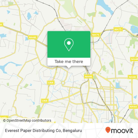 Everest Paper Distributing Co map